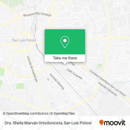 Dra. Sheila Marván Ortodoncista map