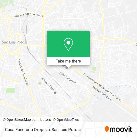 Mapa de Casa Funeraria Oropeza