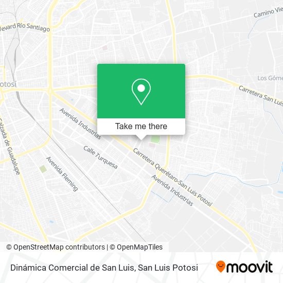 Dinámica Comercial de San Luis map