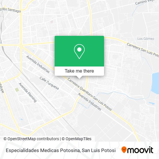 Especialidades Medicas Potosina map