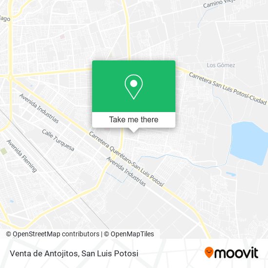 Venta de Antojitos map