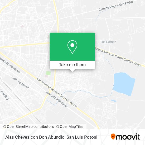 Mapa de Alas Cheves con Don Abundio