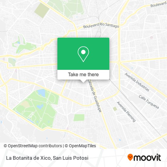 La Botanita de Xico map