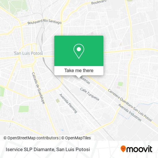 Mapa de Iservice SLP Diamante