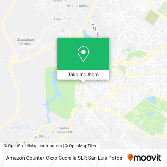 Amazon Counter-Oxxo Cuchilla SLP map