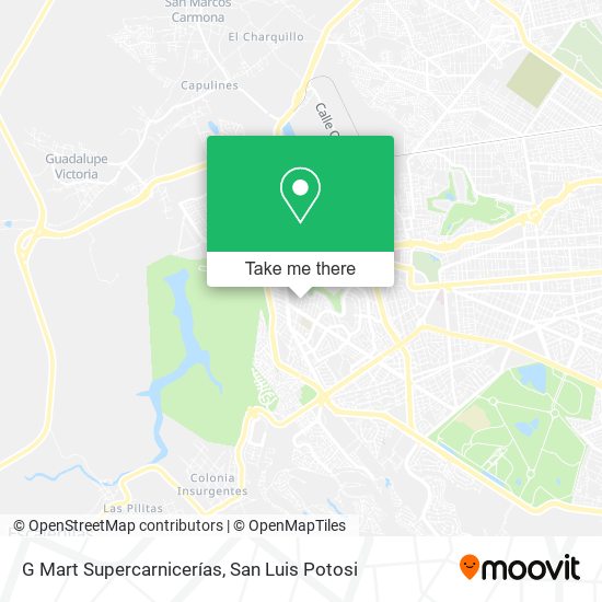 G Mart Supercarnicerías map