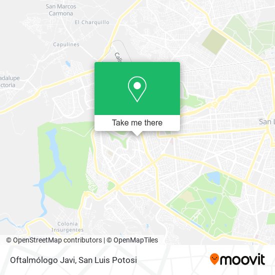 Oftalmólogo Javi map