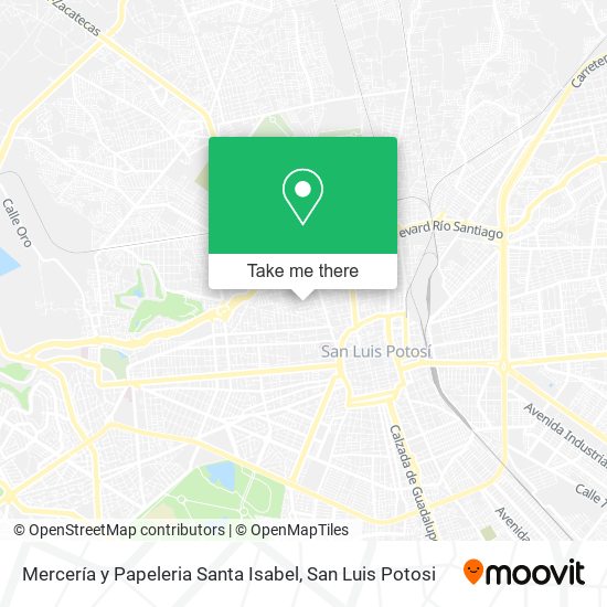 Mapa de Mercería y Papeleria Santa Isabel