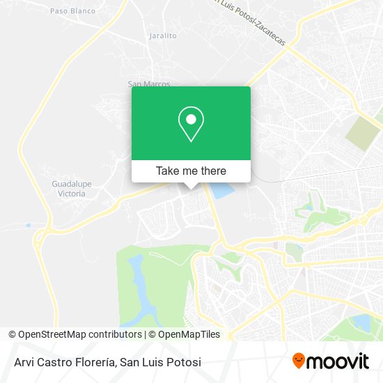 Arvi Castro Florería map