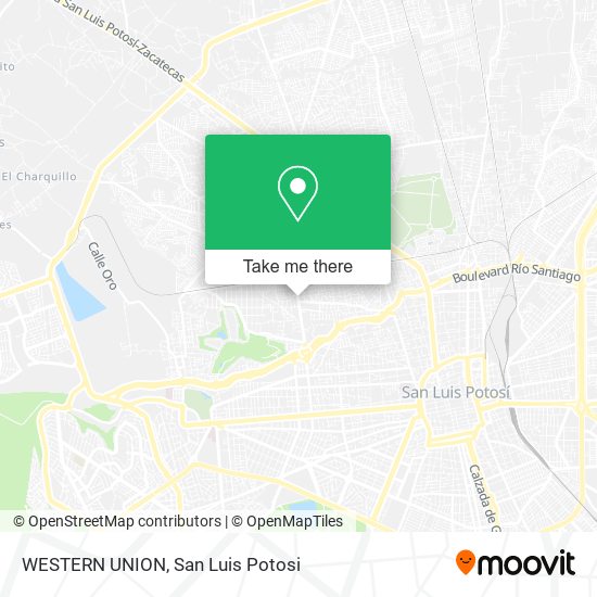 WESTERN UNION map