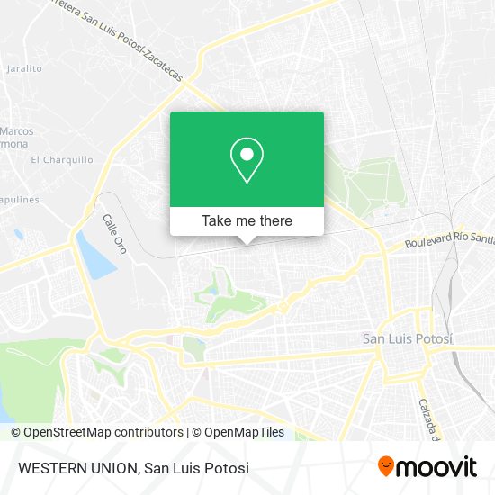 WESTERN UNION map