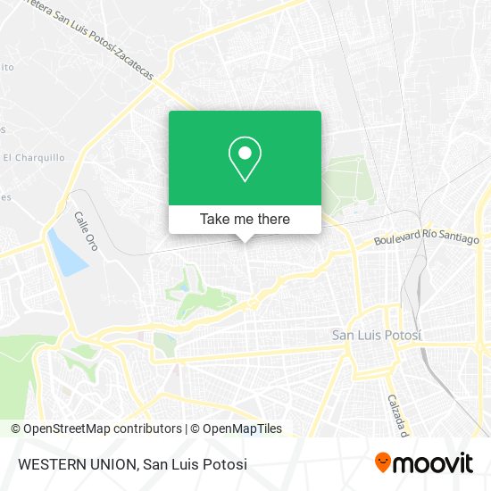 WESTERN UNION map