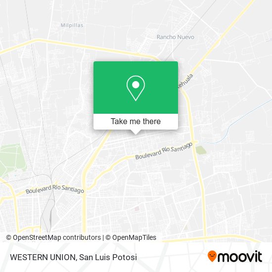 WESTERN UNION map