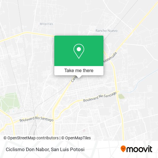 Ciclismo Don Nabor map