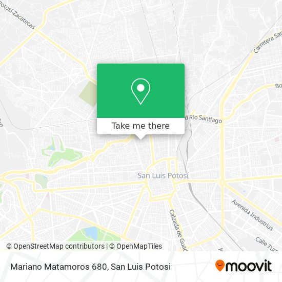 Mariano Matamoros 680 map