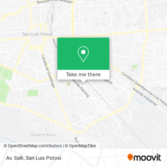 Mapa de Av. Salk