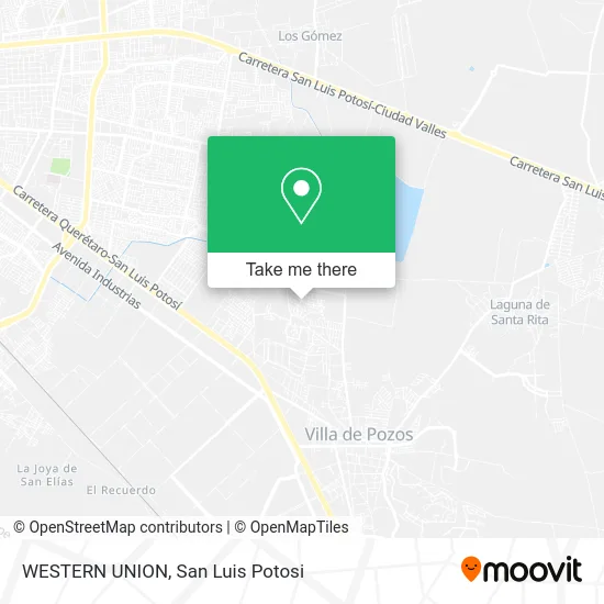 WESTERN UNION map