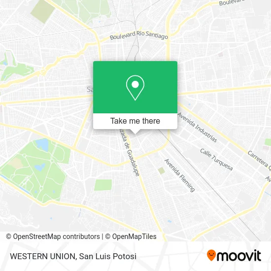 WESTERN UNION map