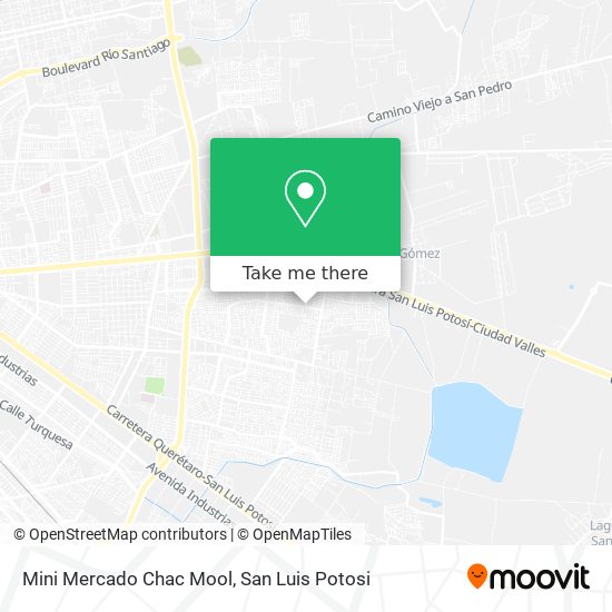 Mapa de Mini Mercado Chac Mool