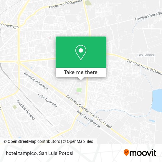 hotel tampico map