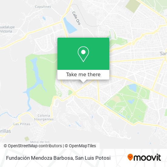 How to get to Fundación Mendoza Barbosa in San Luis Potosí by Bus?