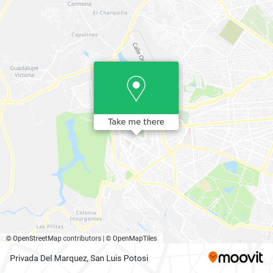 Mapa de Privada Del Marquez