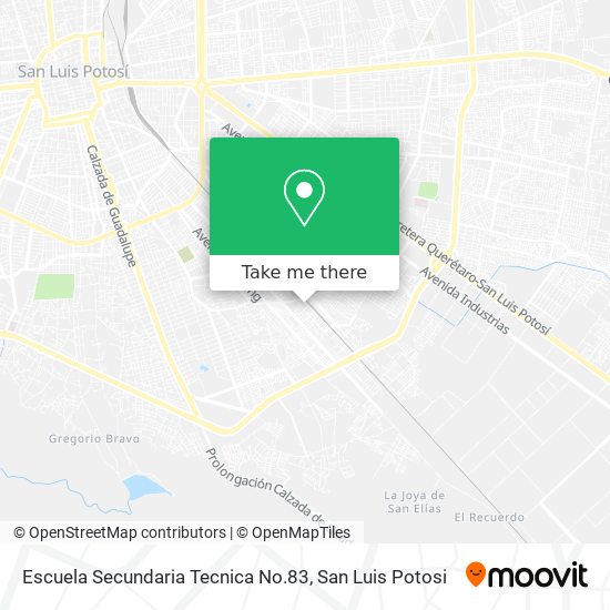 Escuela Secundaria Tecnica No.83 map