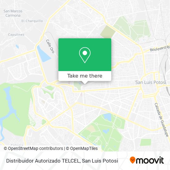 Distribuidor Autorizado TELCEL map