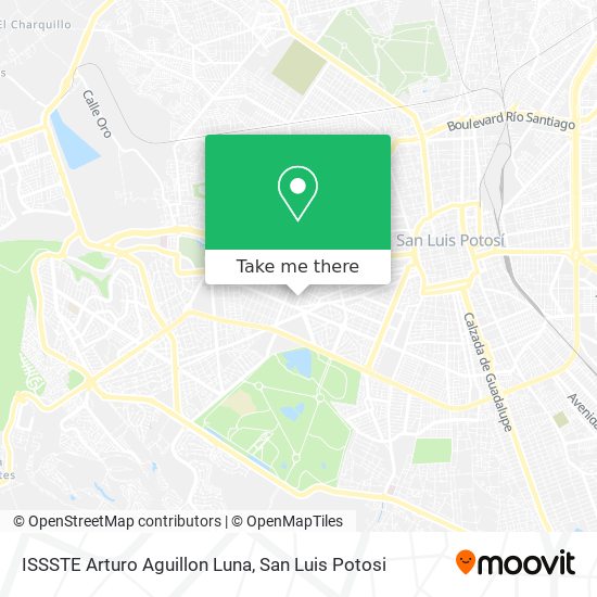ISSSTE Arturo Aguillon Luna map