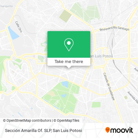 Sección Amarilla Of. SLP map