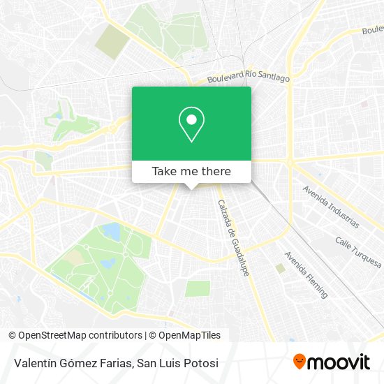 Valentín Gómez Farias map