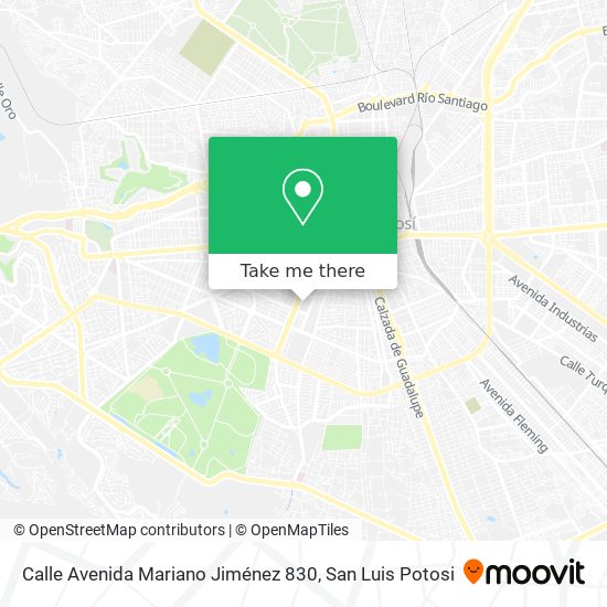 Calle Avenida Mariano Jiménez 830 map