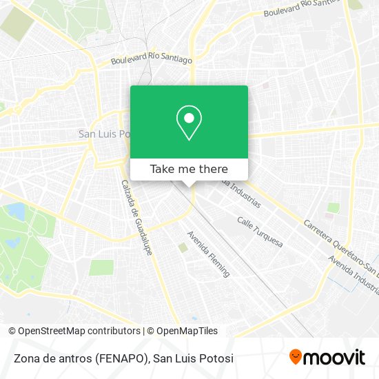 Mapa de Zona de antros (FENAPO)