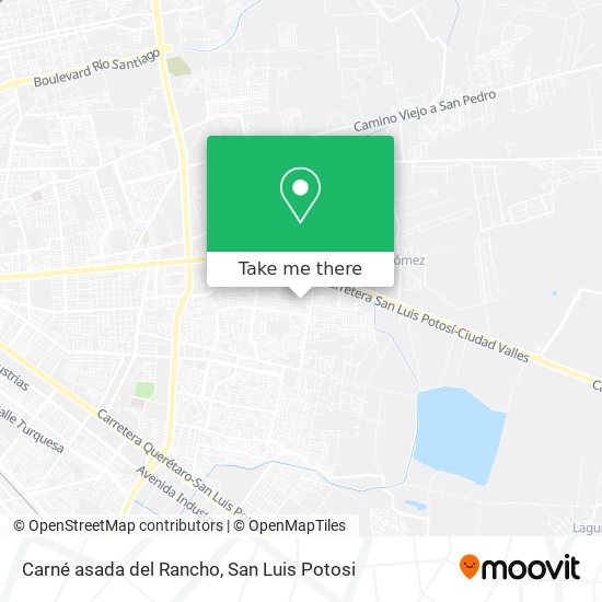 Carné asada del Rancho map