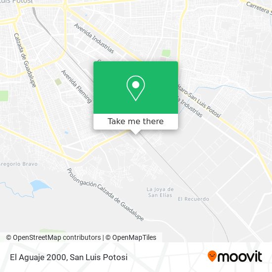 El Aguaje 2000 map
