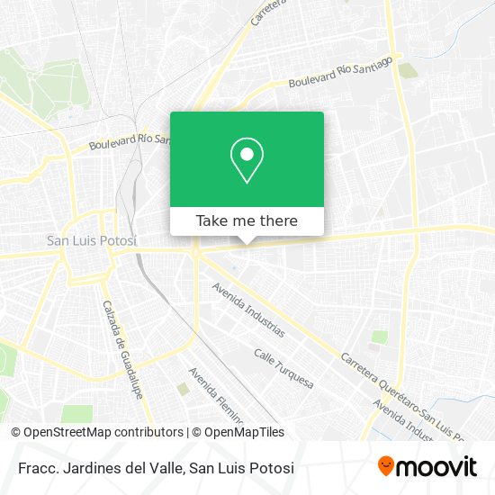Fracc. Jardines del Valle map
