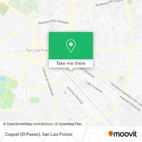 Coppel (El Paseo) map