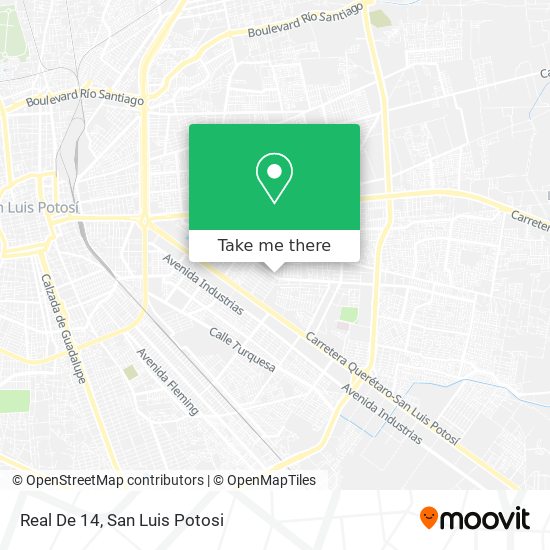 Real De 14 map