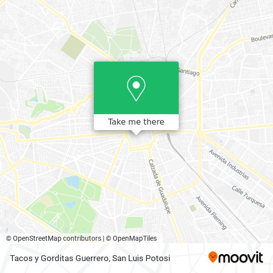 Tacos y Gorditas Guerrero map
