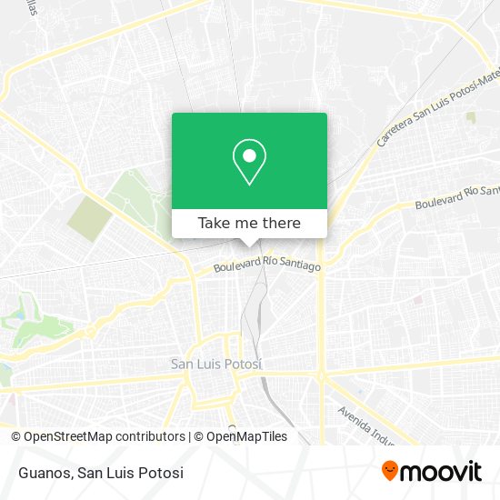 How to get to Guanos in San Luis Potosí by Bus?
