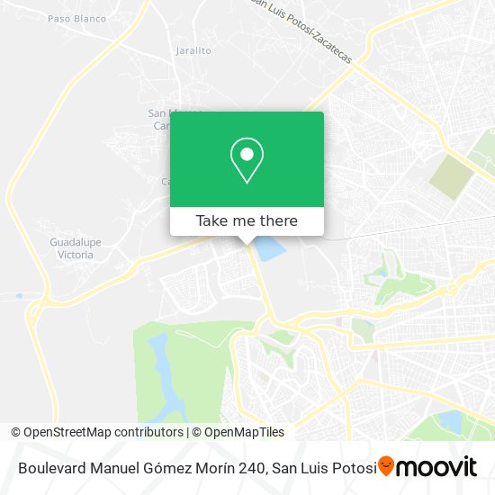 Mapa de Boulevard Manuel Gómez Morín 240