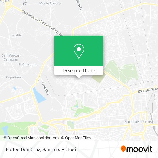 Elotes Don Cruz map