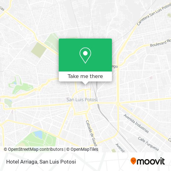 Hotel Arriaga map