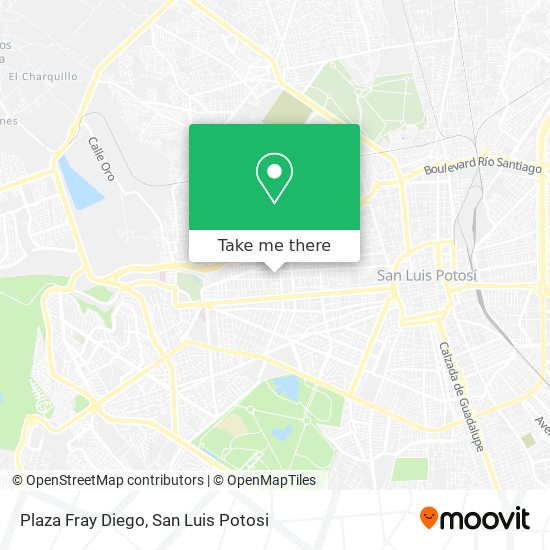 Plaza Fray Diego map