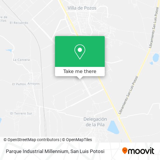 Parque Industrial Millennium map