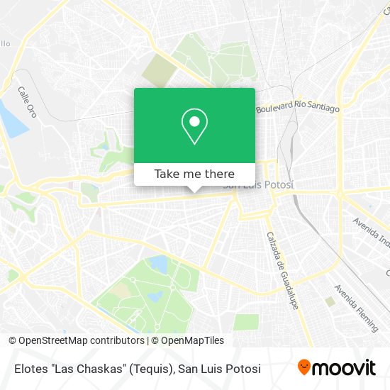 Mapa de Elotes "Las Chaskas" (Tequis)