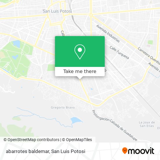 abarrotes baldemar map