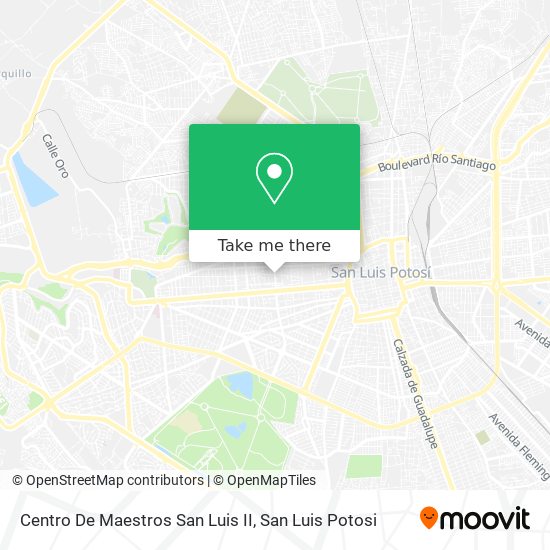 Mapa de Centro De Maestros San Luis II