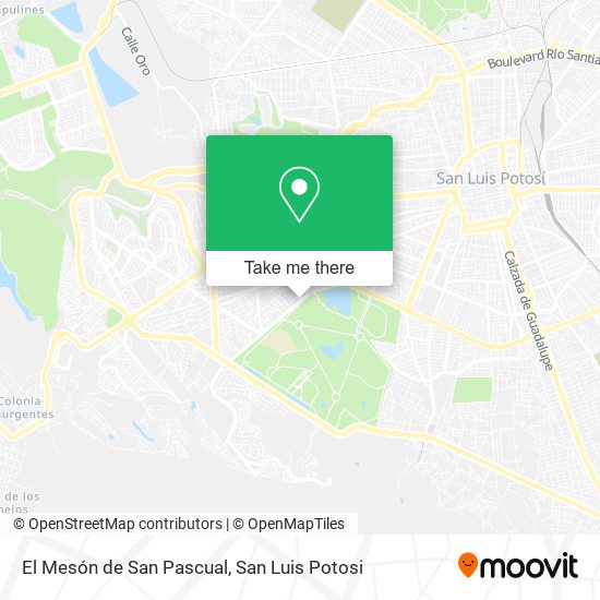El Mesón de San Pascual map
