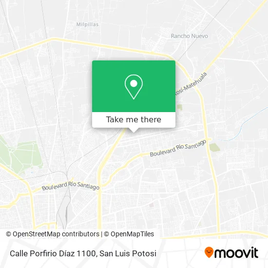 Mapa de Calle Porfirio Díaz 1100